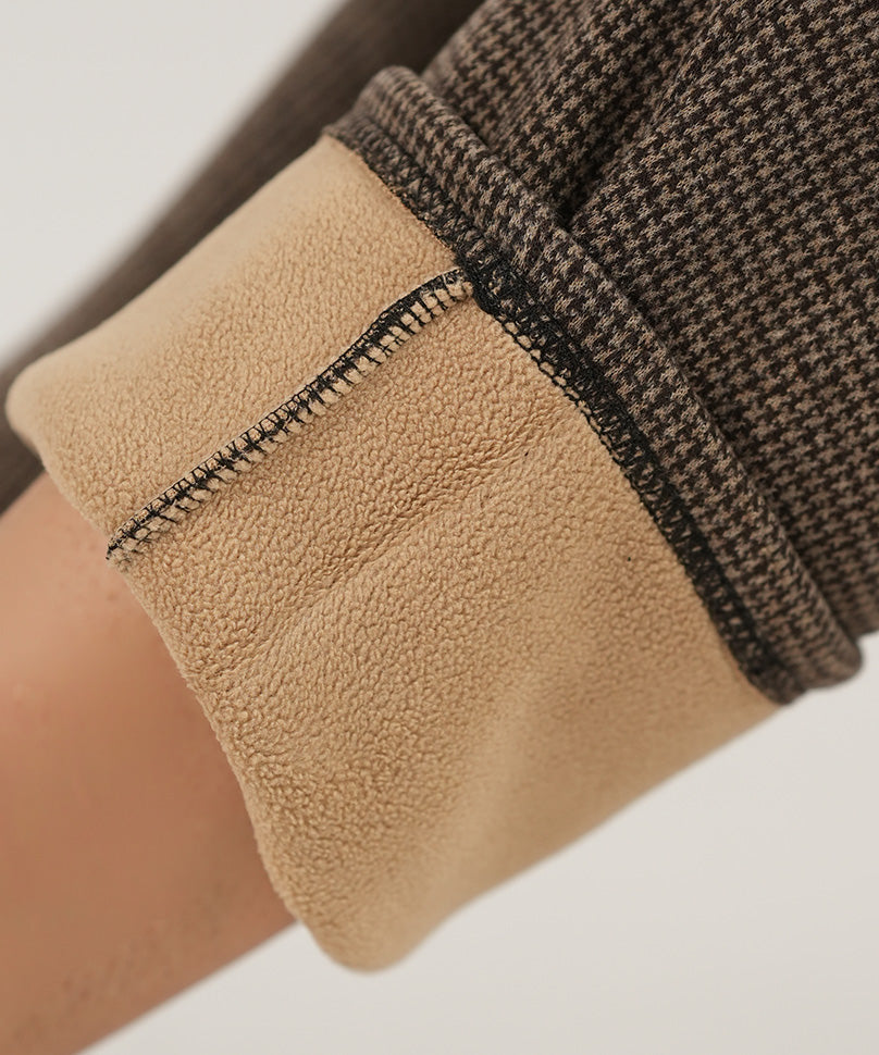 Houndstooth Comfort Wear Brown