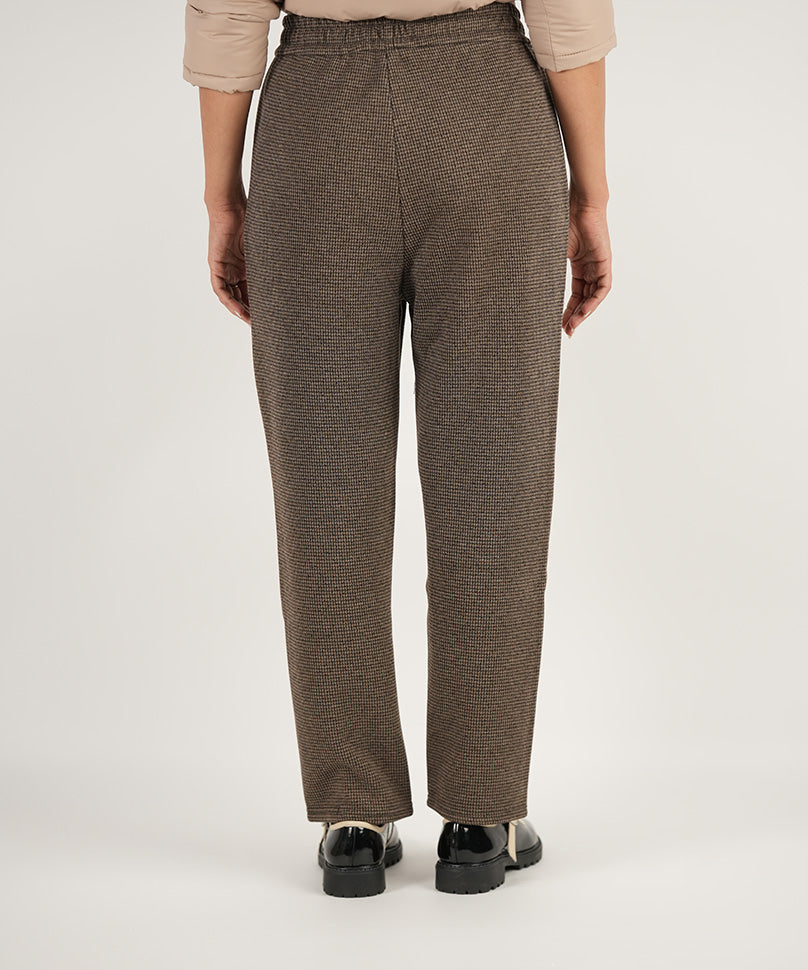 Houndstooth Comfort Wear Brown