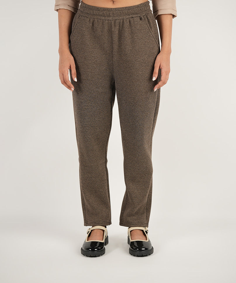Houndstooth Comfort Wear Brown