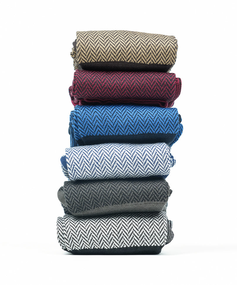 Herringbone Box of 6 Uno