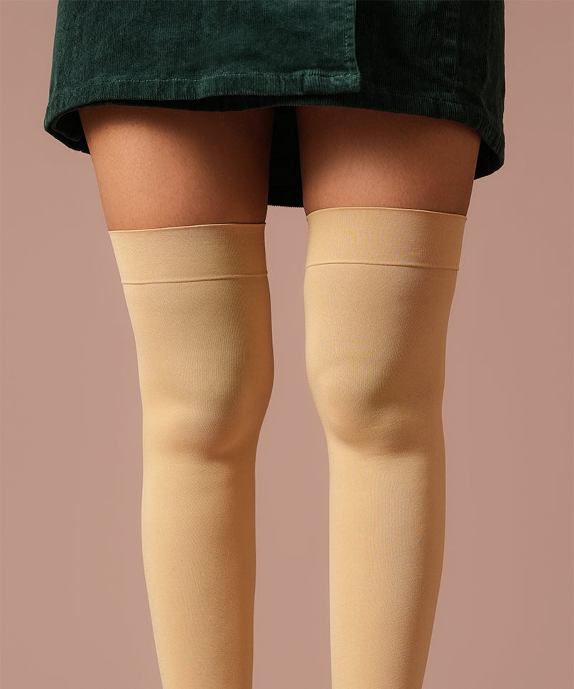 Dune Thigh High Stockings