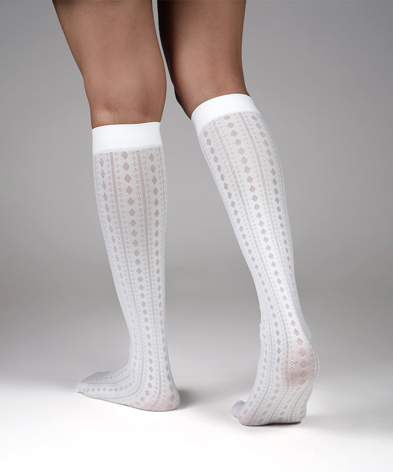 Diamond Weave - White