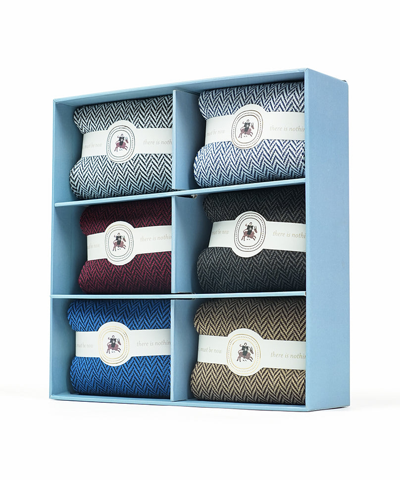 Herringbone Box of 6 Uno