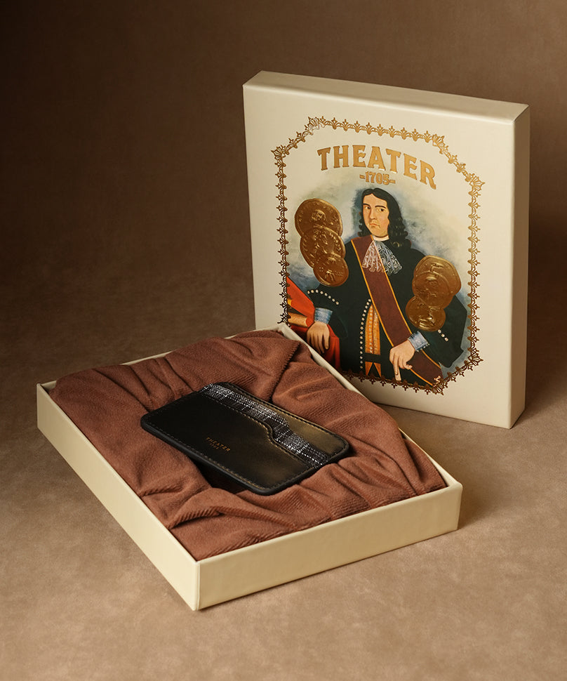 1705 Men's Card Holder Black