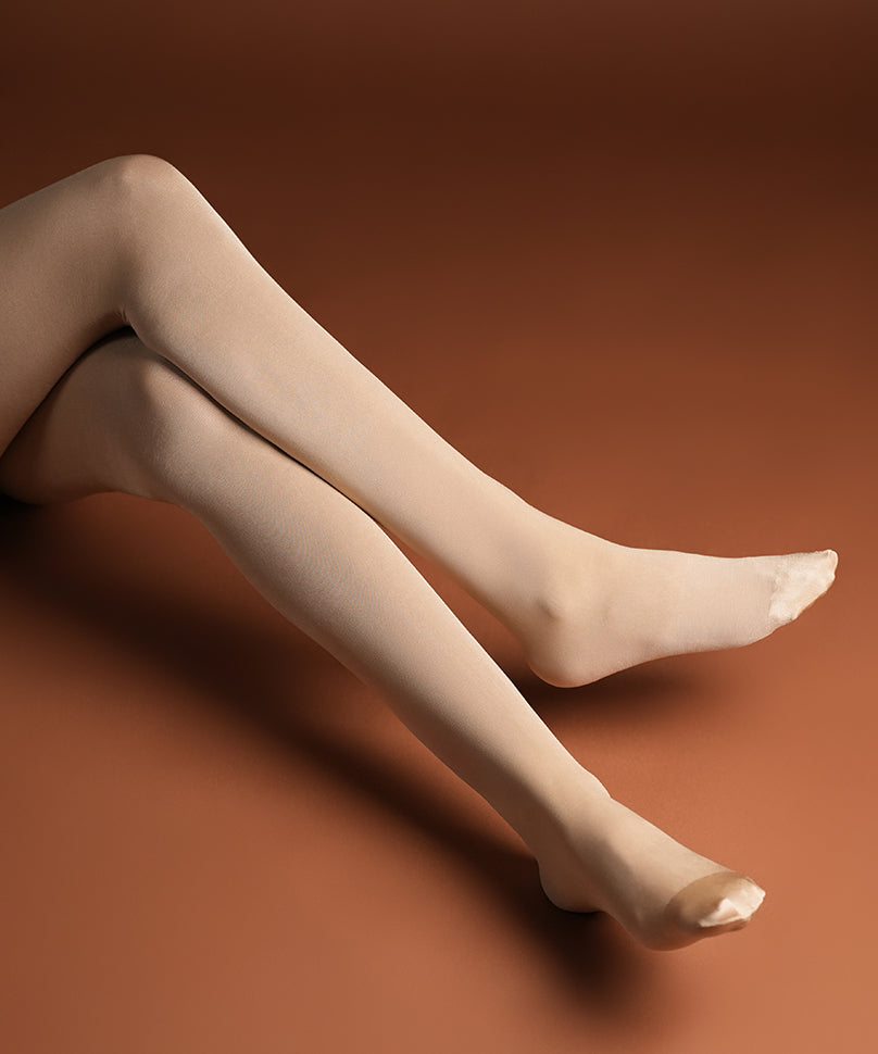 Nude Sheer Glossy Stockings