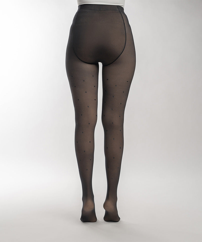 Sheer Effect Opaque Polka