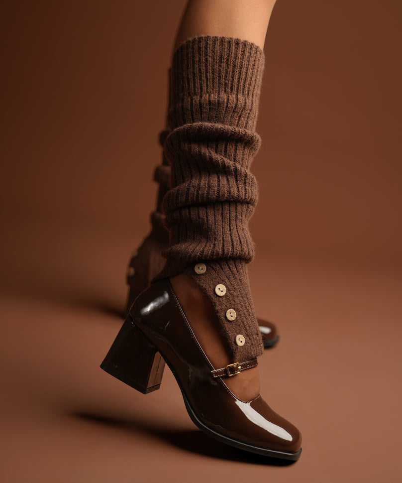 Leg Warmer - Brown