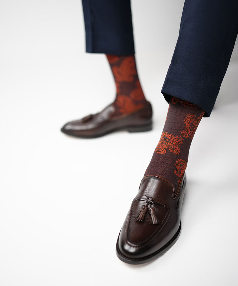 Brown Paisley