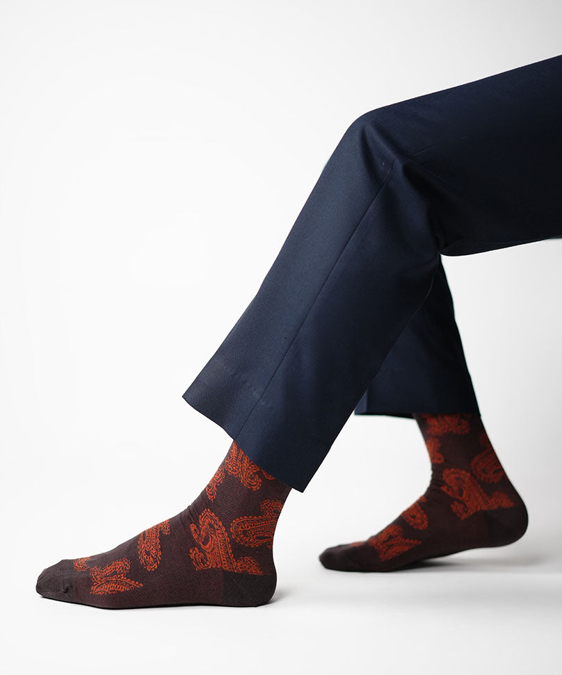Brown Paisley