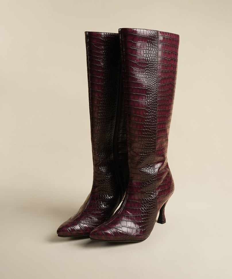 Sabrina - Croco Cherry