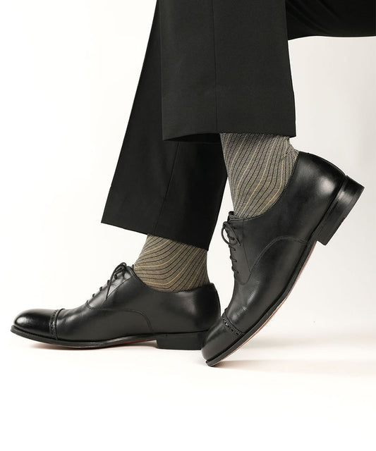 Black & Beige Barber Stripes