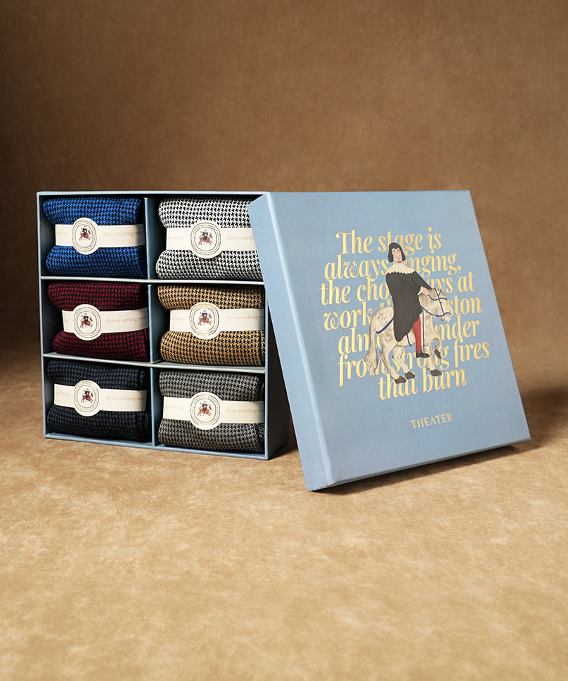 Houndstooh Box of 6 Uno