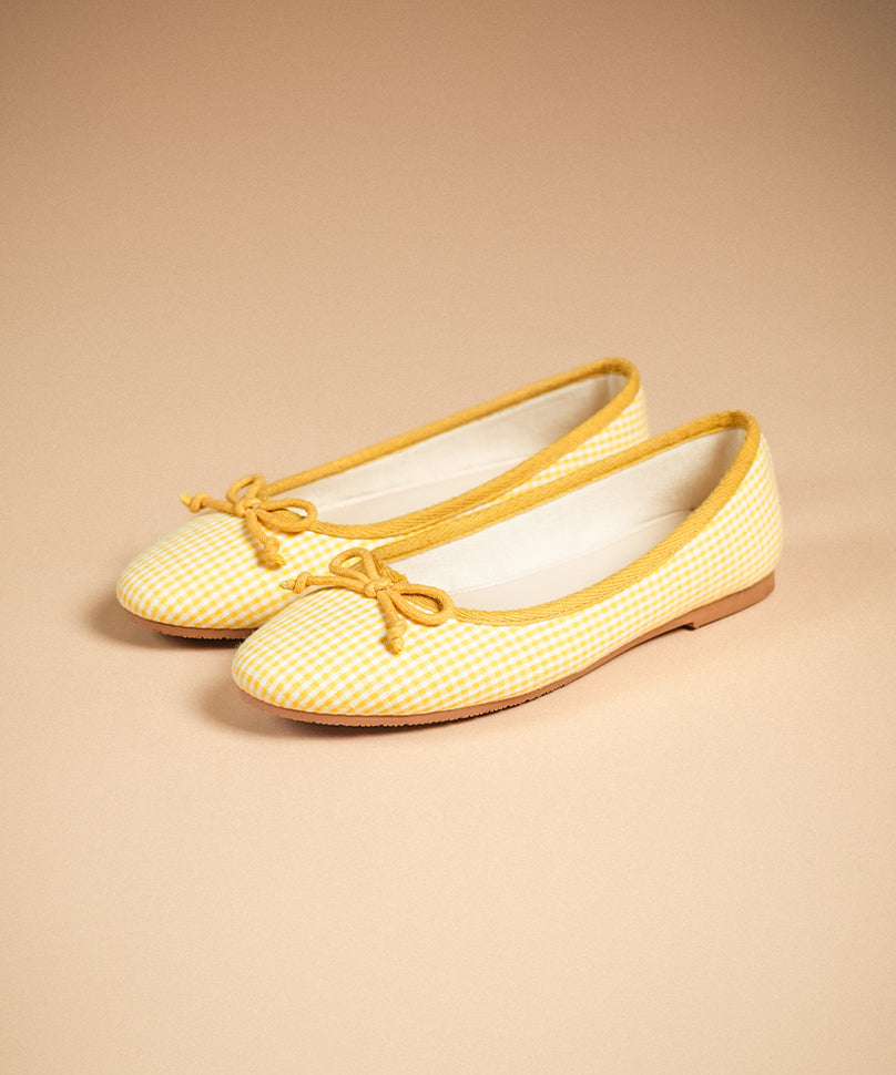 Swans Gingham Yellow