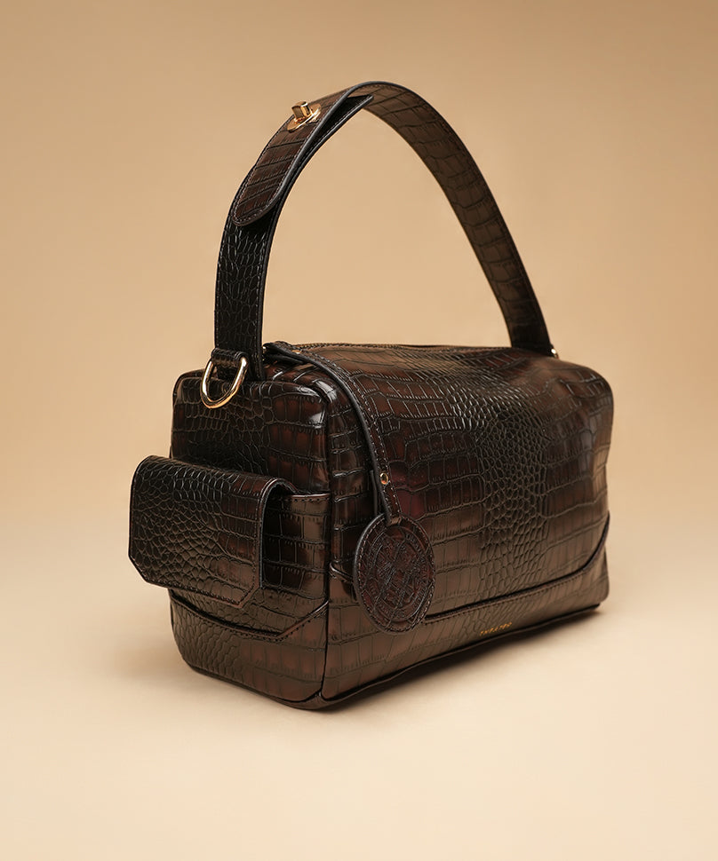 Bonbon Croco - Brown