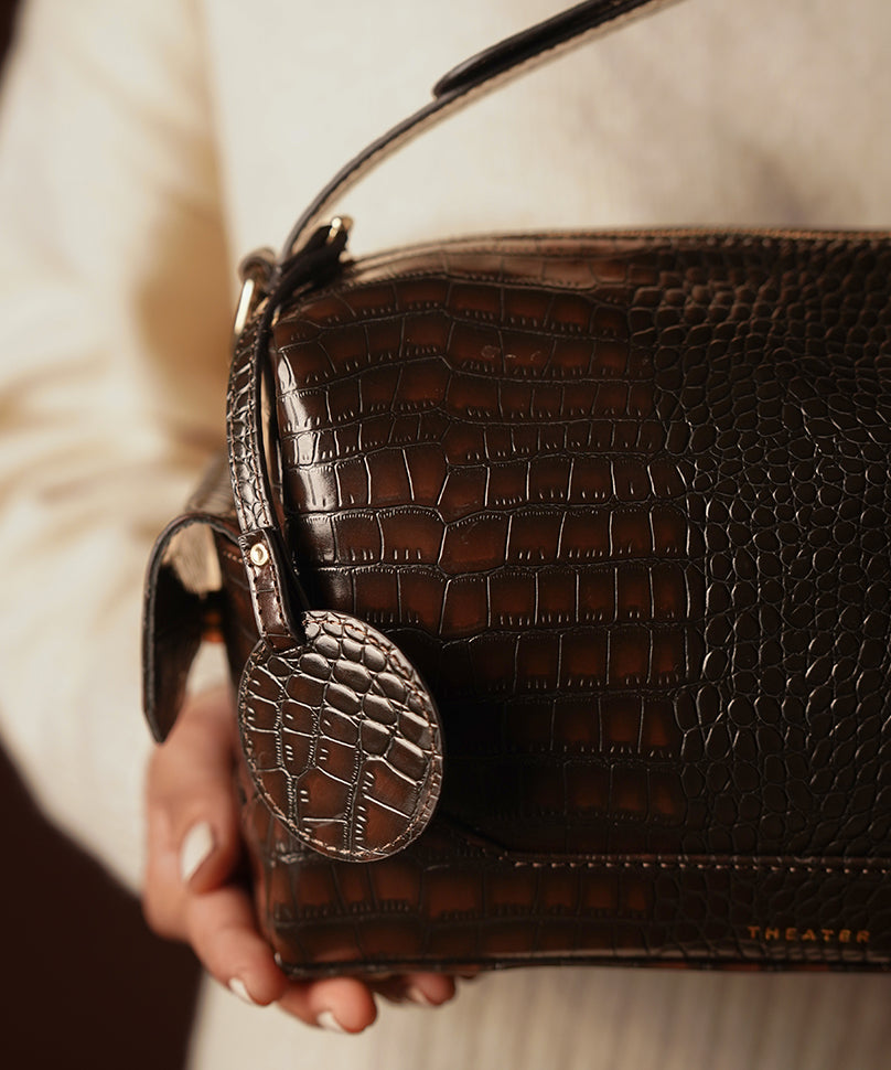 Bonbon Croco - Brown