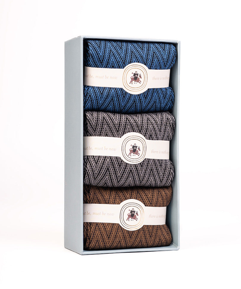 Chevron Box of 3 Uno