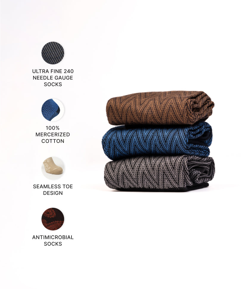 Chevron Box of 3 Uno