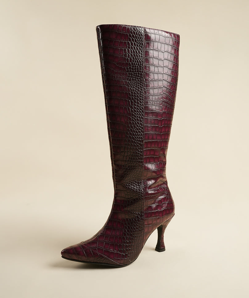 Sabrina - Croco Cherry