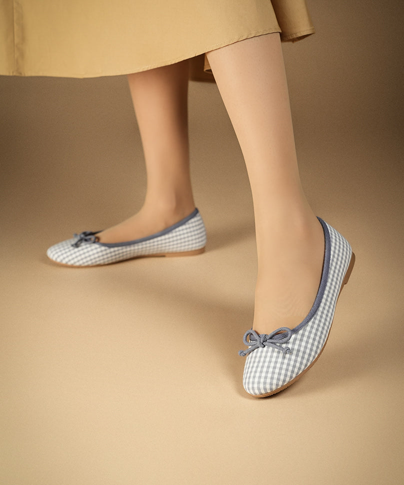 Swans Gingham Lilac