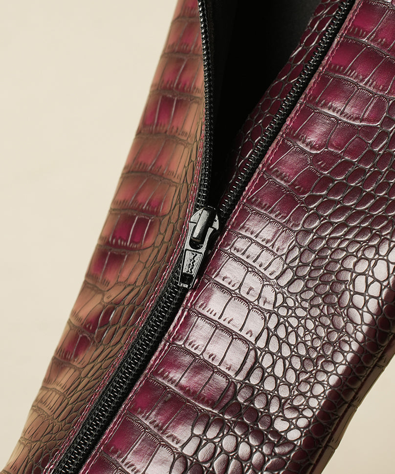 Sabrina - Croco Cherry