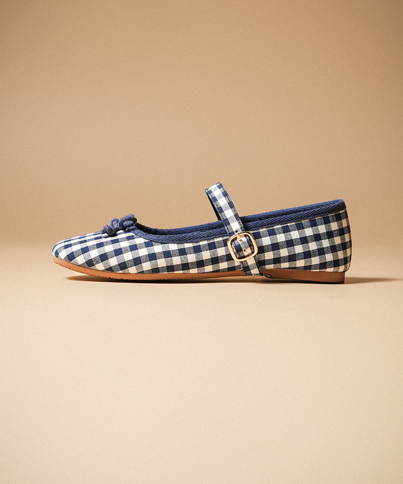 Dorothy Check Navy Blue by Theater – Theater.xyz