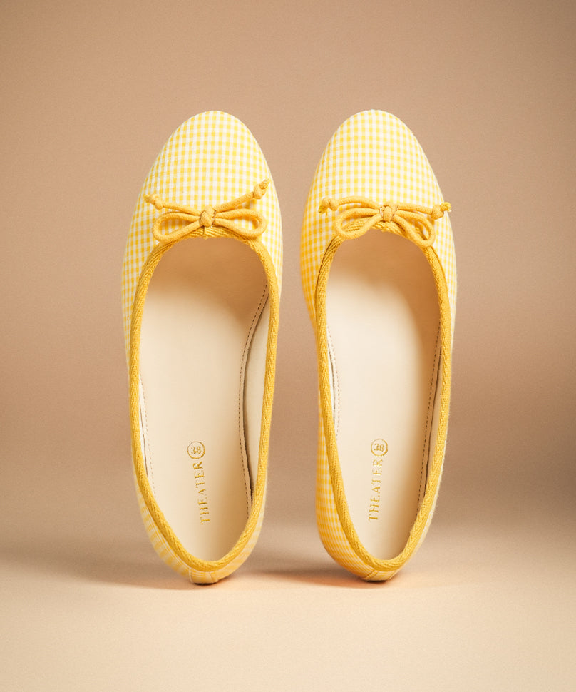 Swans Gingham Yellow