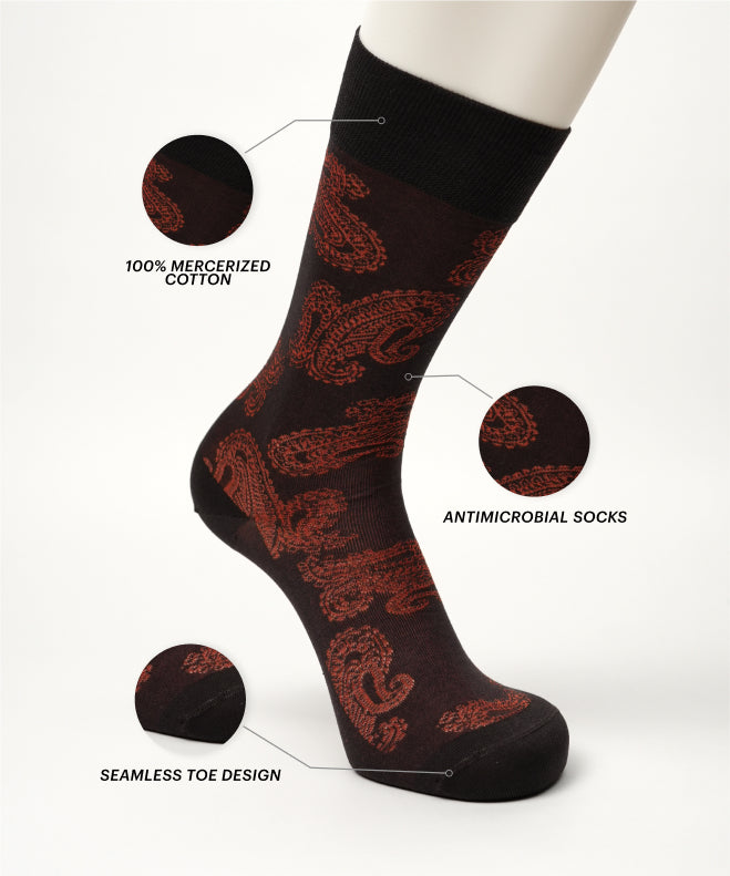 Brown Paisley