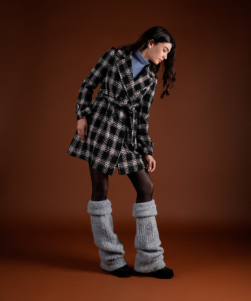 Plush Leg Warmer - Blue