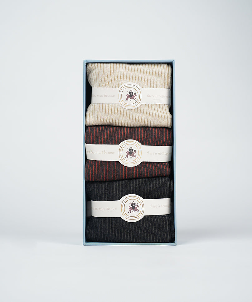 Pinstripe Box of 3 Uno