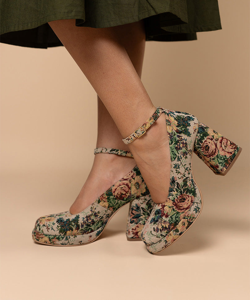 Bara's Tapestry Shoes by Theater –