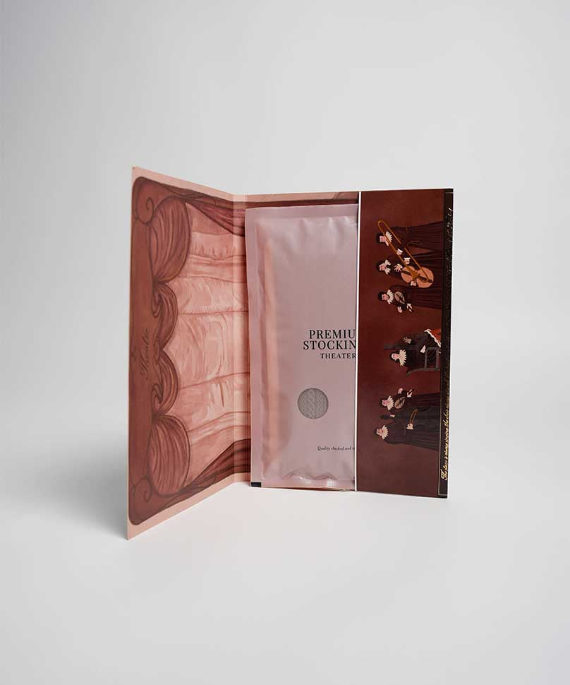 Beige Cableknit Stockings