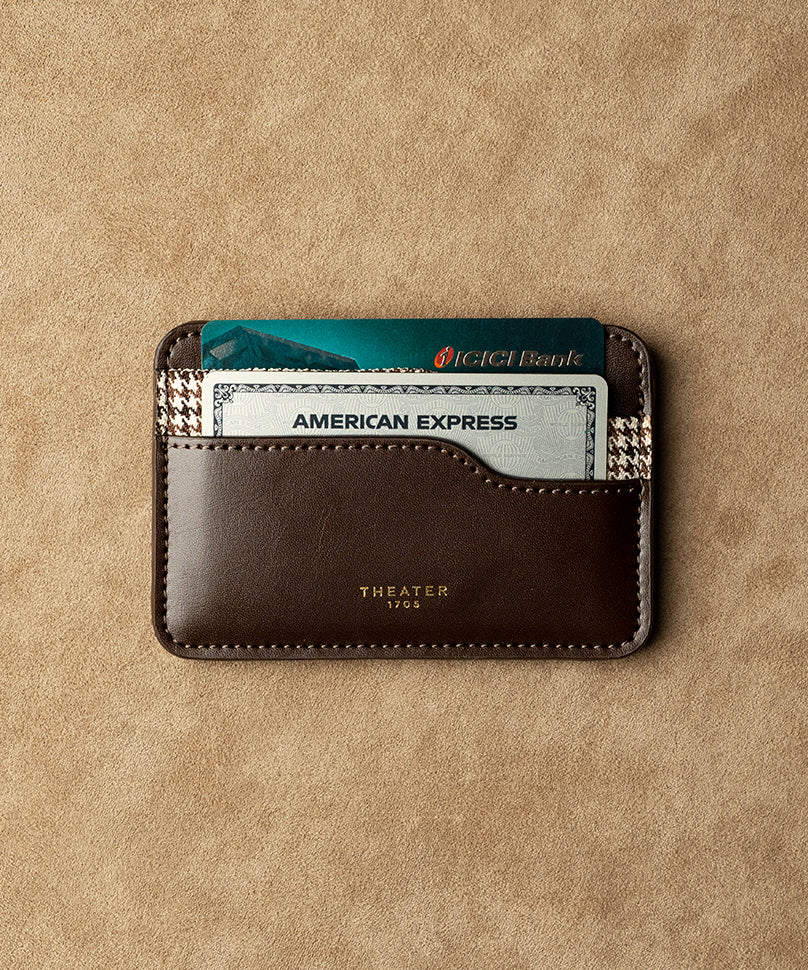 Brown Slim Card Holder for Men | Premium Gift for Him – Theater.xyz