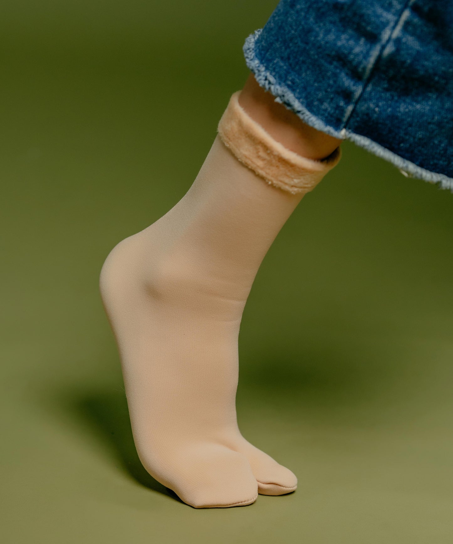 Haystack Toe Fur Socks