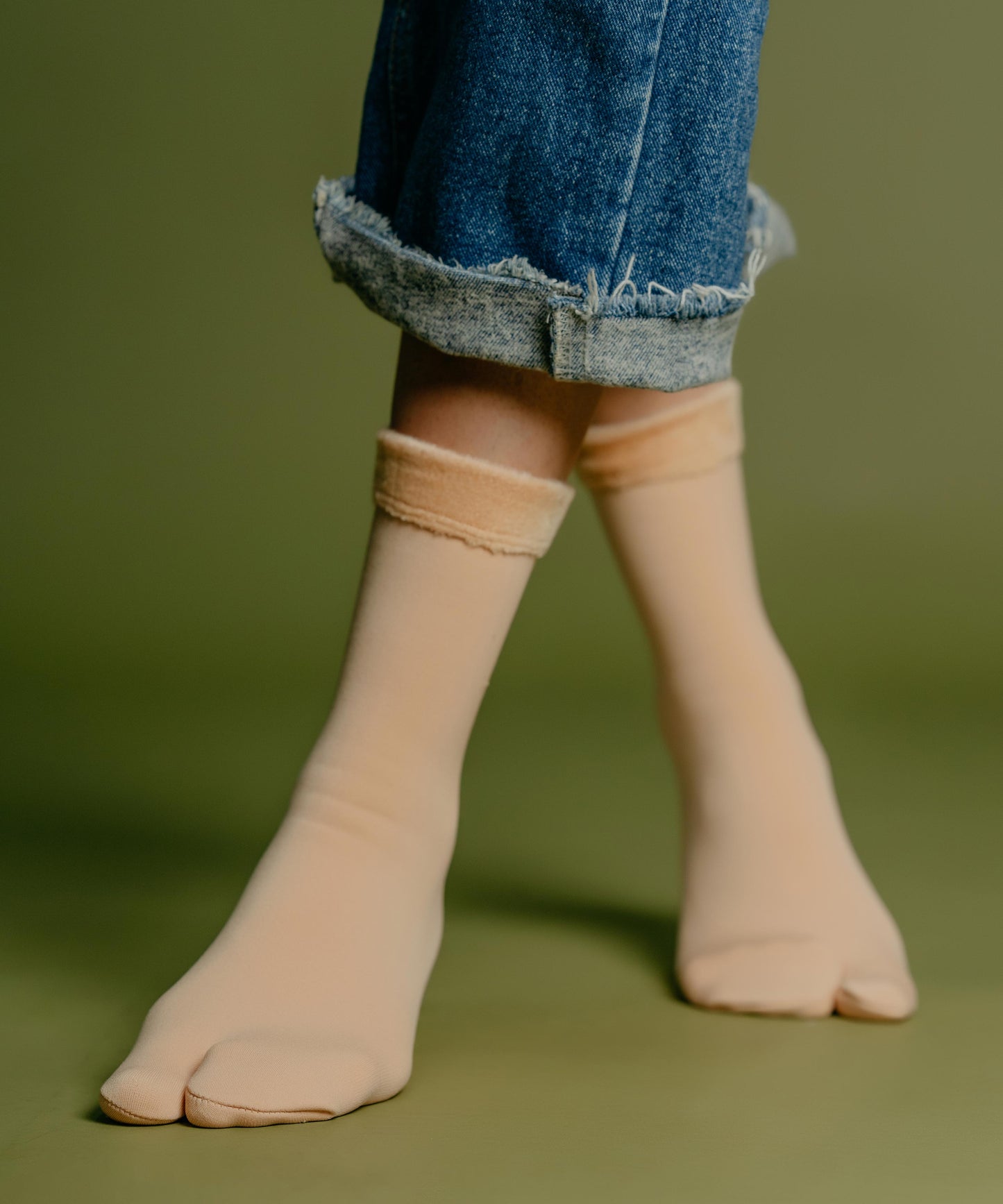 Haystack Toe Fur Socks