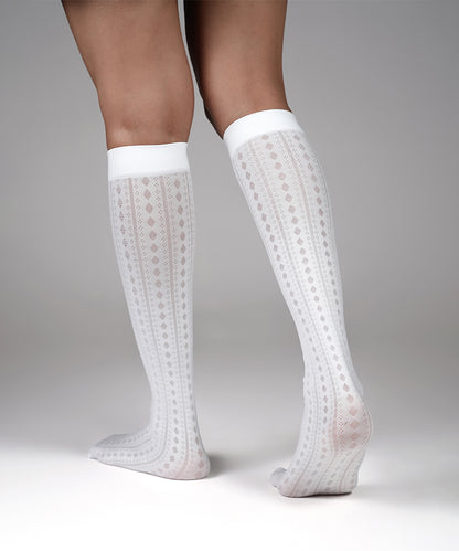 Diamond Weave - White
