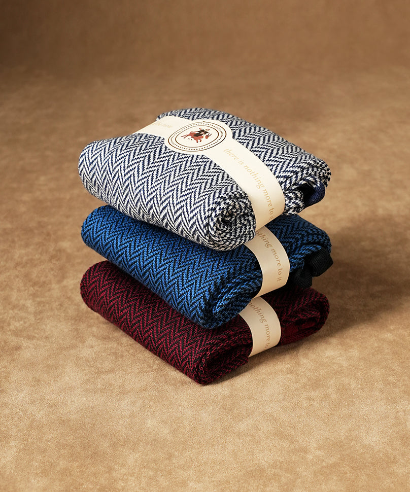 Herringbone Box of 3 Tres