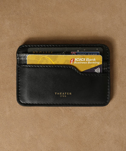 1705 Men's Card Holder Black