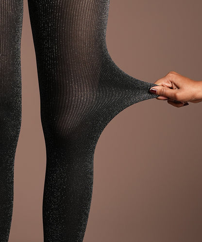 Black Shimmery Stockings
