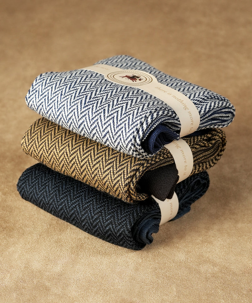 Herringbone box of 3 Ocho