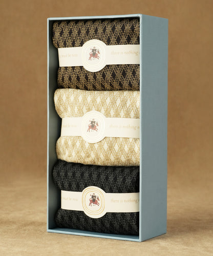 Gingham Box of 3 Uno