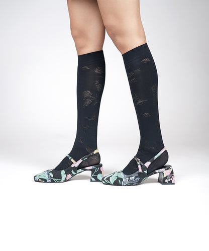 Fleur Socks - Black