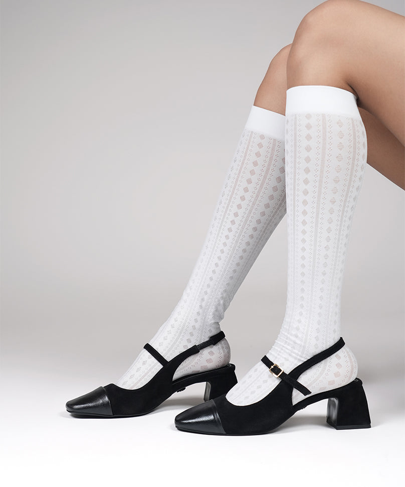 Diamond Weave - White