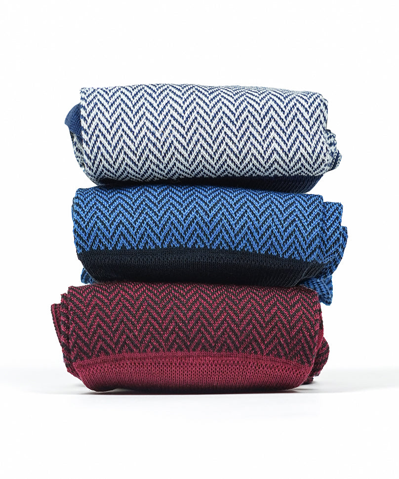 Herringbone Box of 3 Tres