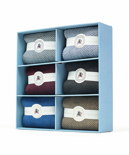 Herringbone Box of 6 Uno