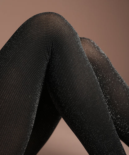 Black Shimmery Stockings