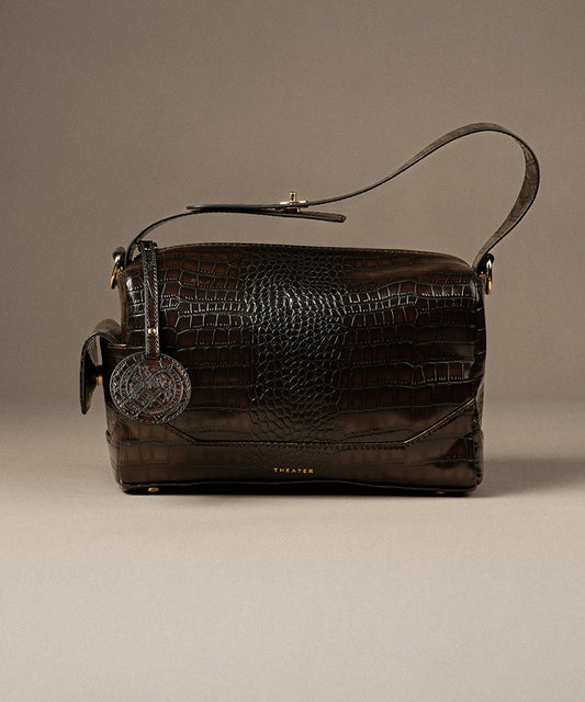 Bonbon Croco - Brown