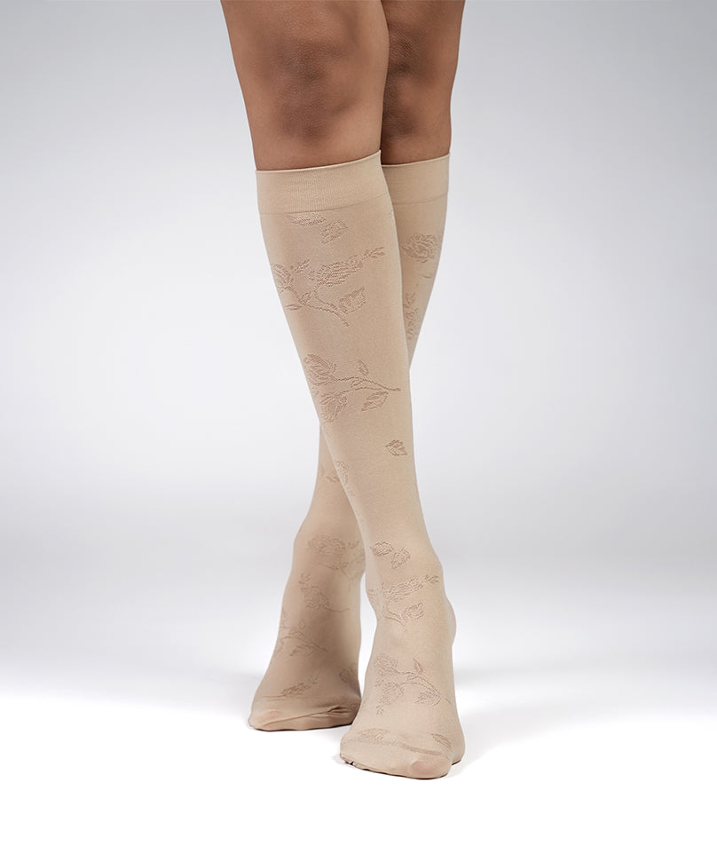 Fleur Socks - Beige