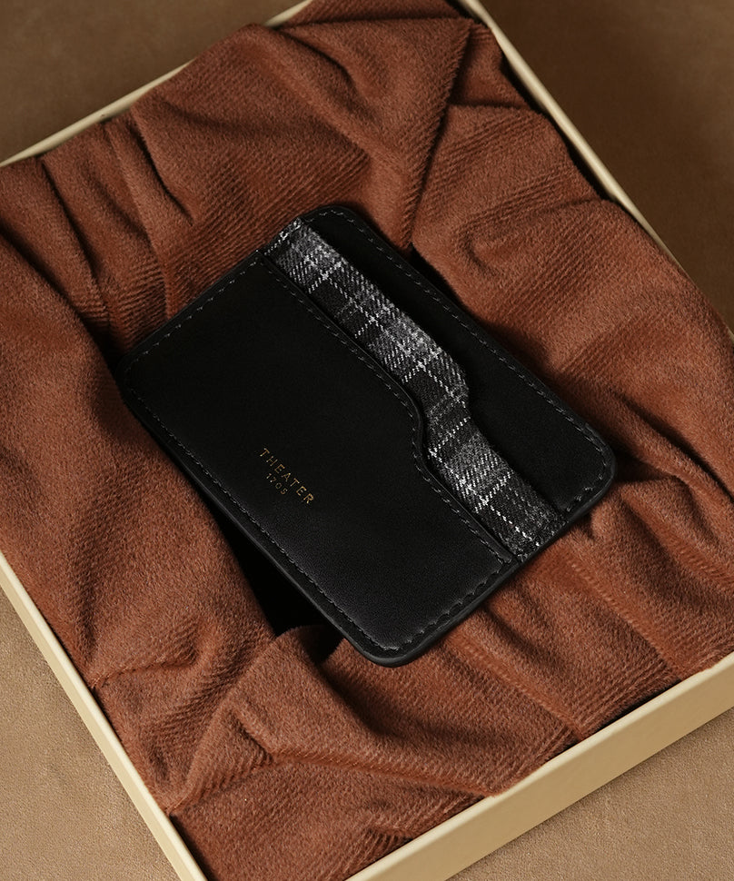 1705 Men's Card Holder Black