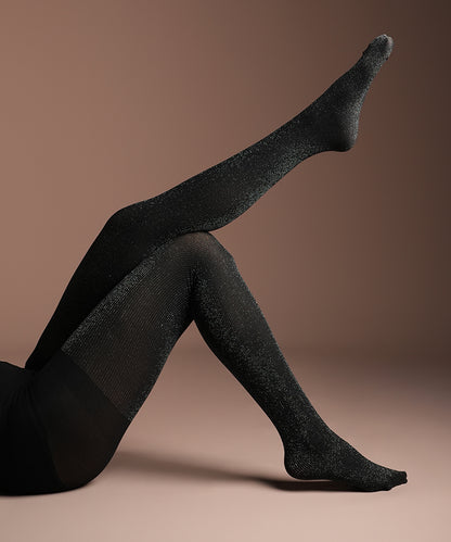 Black Shimmery Stockings
