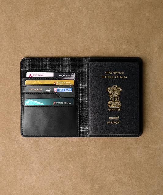 1705 Men's Passport Holder Black